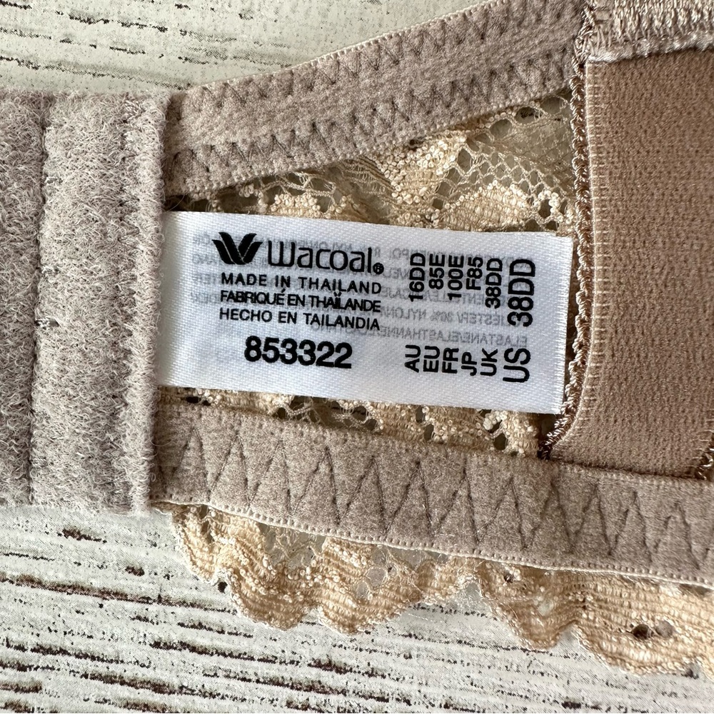 WACOAL Instant Icon T-Shirt Bra 38DD Tan - Picture 10 of 12